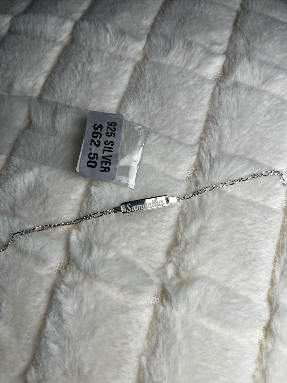 Personalized925 sterling silver bracelet kids nombre grabado